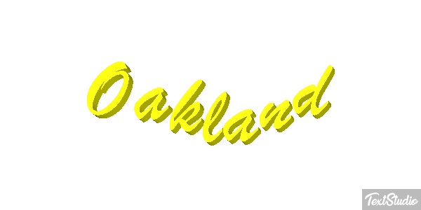 Oakland Effet de texte