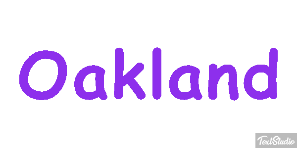 Oakland Effet de texte