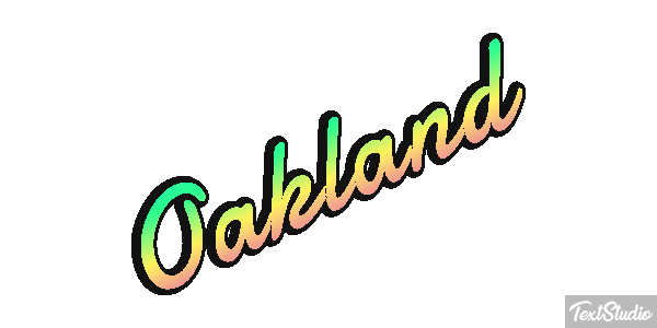 Oakland Effet de texte