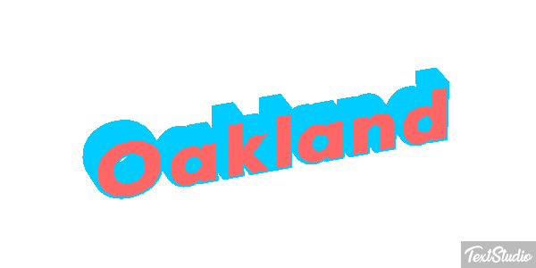 Oakland Effet de texte