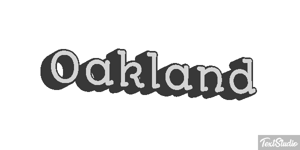 Oakland Effet de texte
