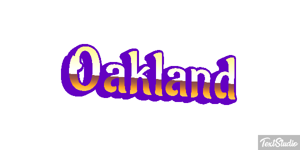 Oakland Effet de texte