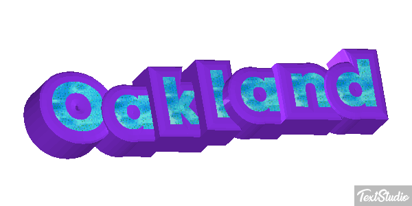 Oakland Effet de texte