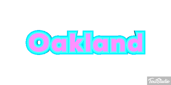 Oakland Effet de texte