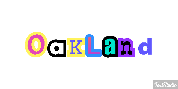 Oakland Effet de texte