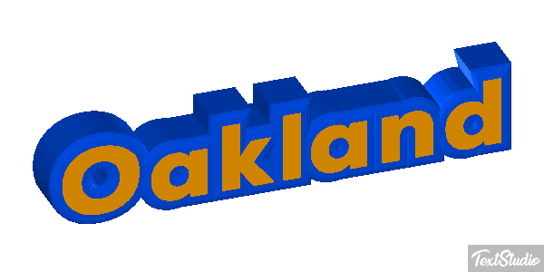 Oakland Effet de texte