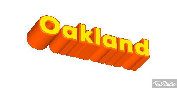 Oakland Effet de texte