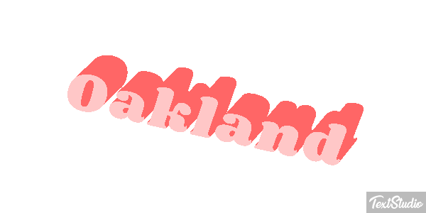 Oakland Effet de texte