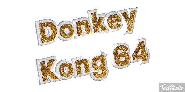 Donkey Kong 64 Efecto de texto