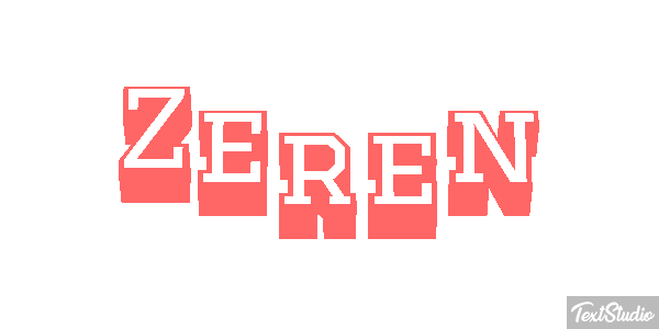 Zeren Efeito do texto