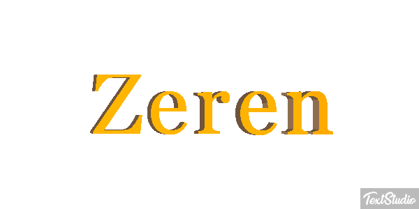Zeren Efeito do texto