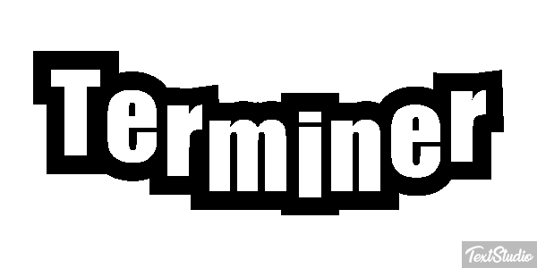 Terminer Effet de texte