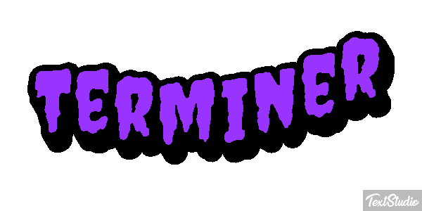Terminer Effet de texte