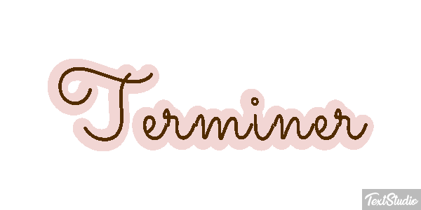 Terminer Effet de texte