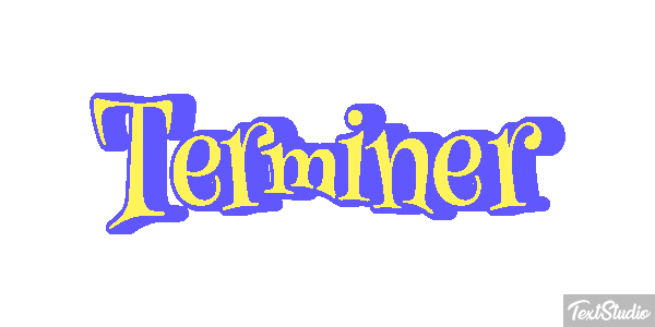 Terminer Effet de texte
