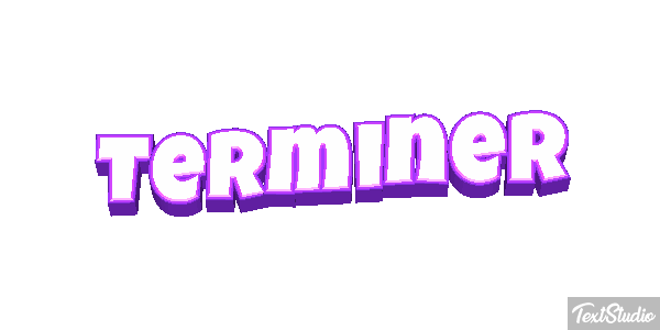 Terminer Effet de texte