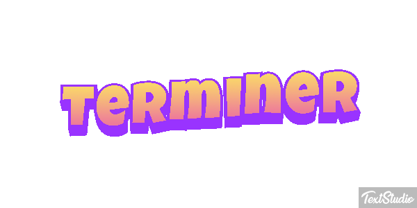 Terminer Effet de texte
