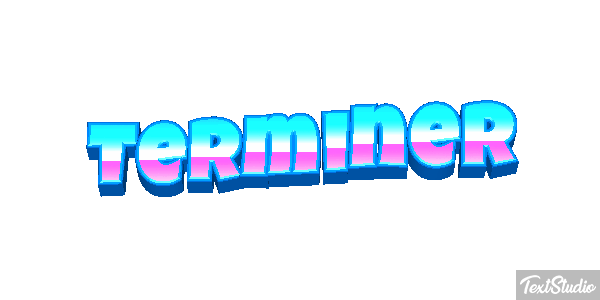 Terminer Effet de texte