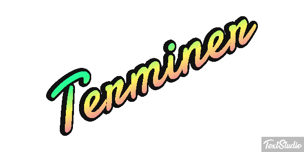 Terminer Effet de texte