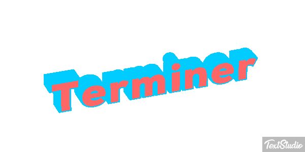 Terminer Effet de texte