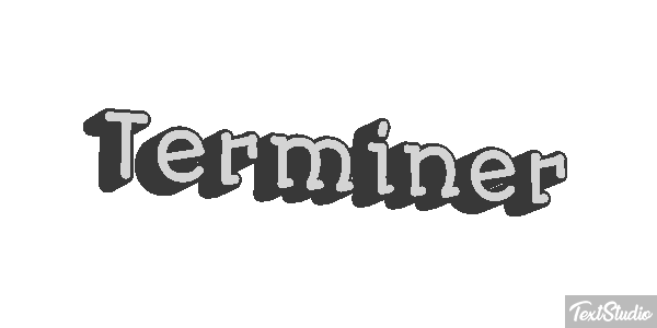 Terminer Effet de texte