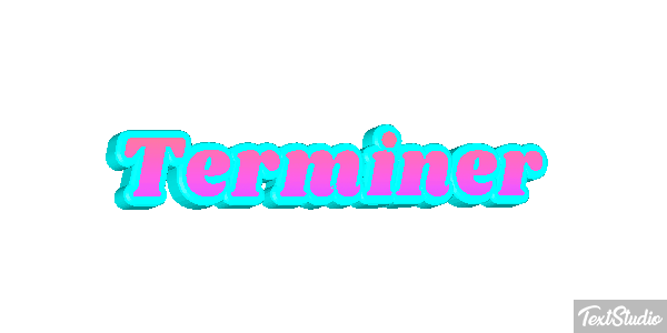 Terminer Effet de texte