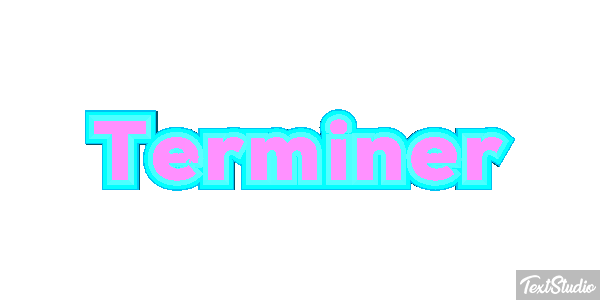Terminer Effet de texte