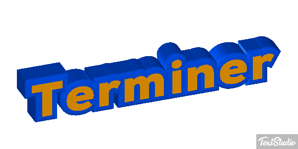 Terminer Effet de texte