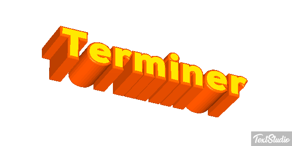 Terminer Effet de texte
