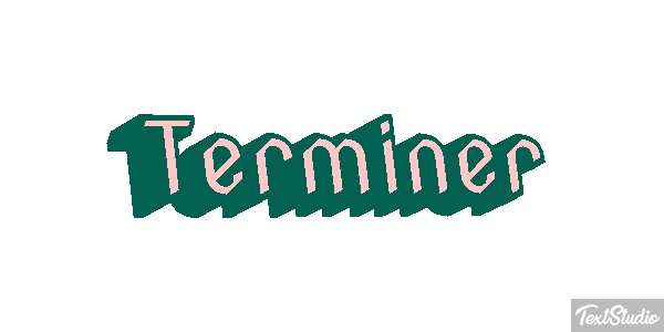 Terminer Effet de texte