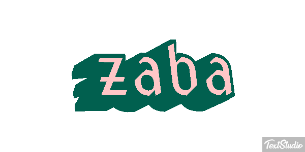 żaba Efekt tekstowy