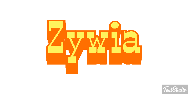 Żywia Efekt tekstowy