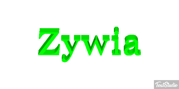 Żywia Efekt tekstowy