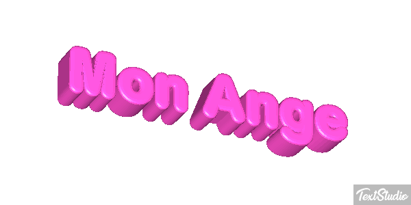 Mon Ange Effet de texte