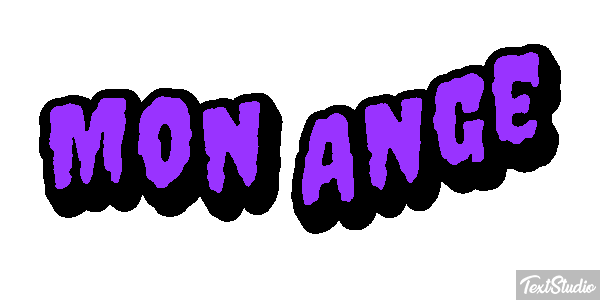Mon Ange Effet de texte