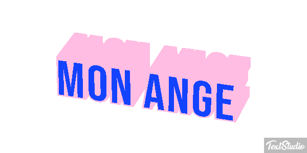 Mon Ange Effet de texte