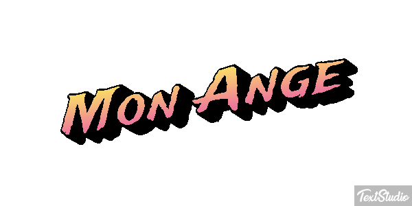 Mon Ange Effet de texte