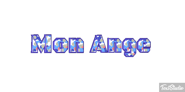 Mon Ange Effet de texte