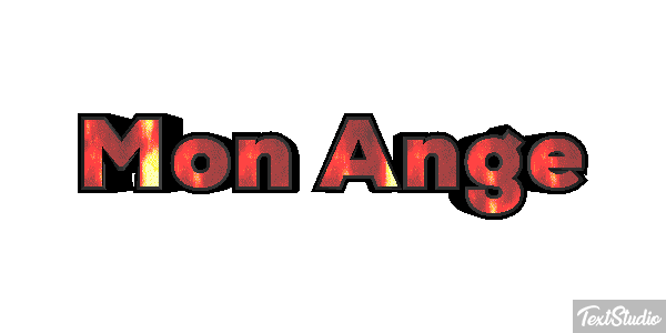 Mon Ange Effet de texte