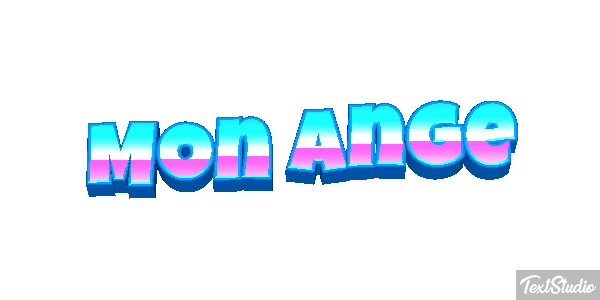 Mon Ange Effet de texte