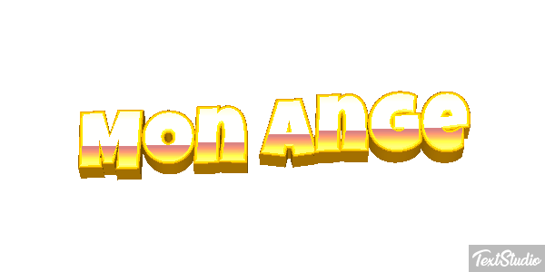 Mon Ange Effet de texte
