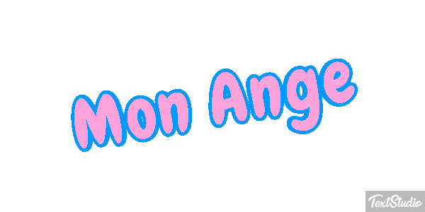 Mon Ange Effet de texte