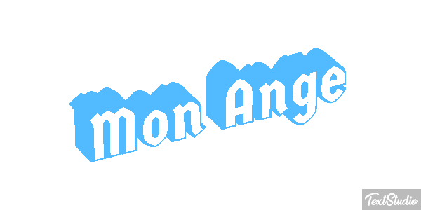Mon Ange Effet de texte