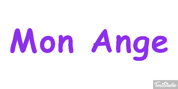 Mon Ange Effet de texte