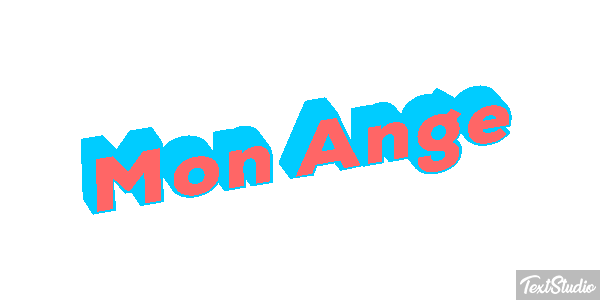 Mon Ange Effet de texte