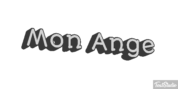Mon Ange Effet de texte