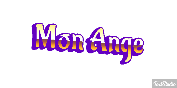 Mon Ange Effet de texte