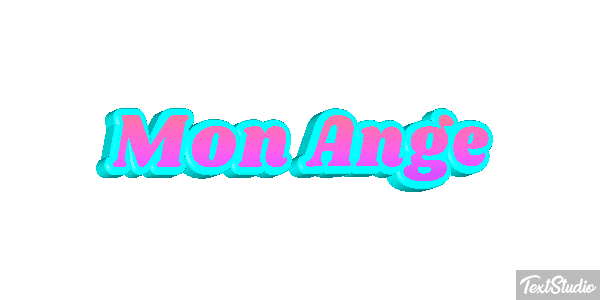 Mon Ange Effet de texte