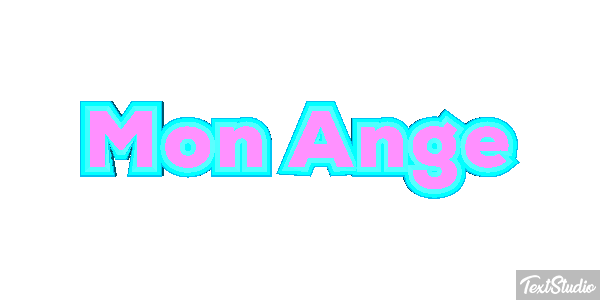 Mon Ange Effet de texte