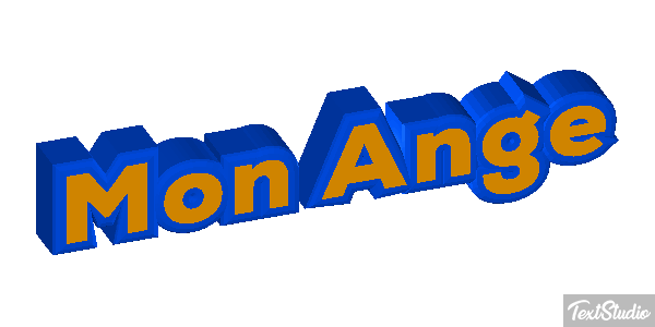 Mon Ange Effet de texte